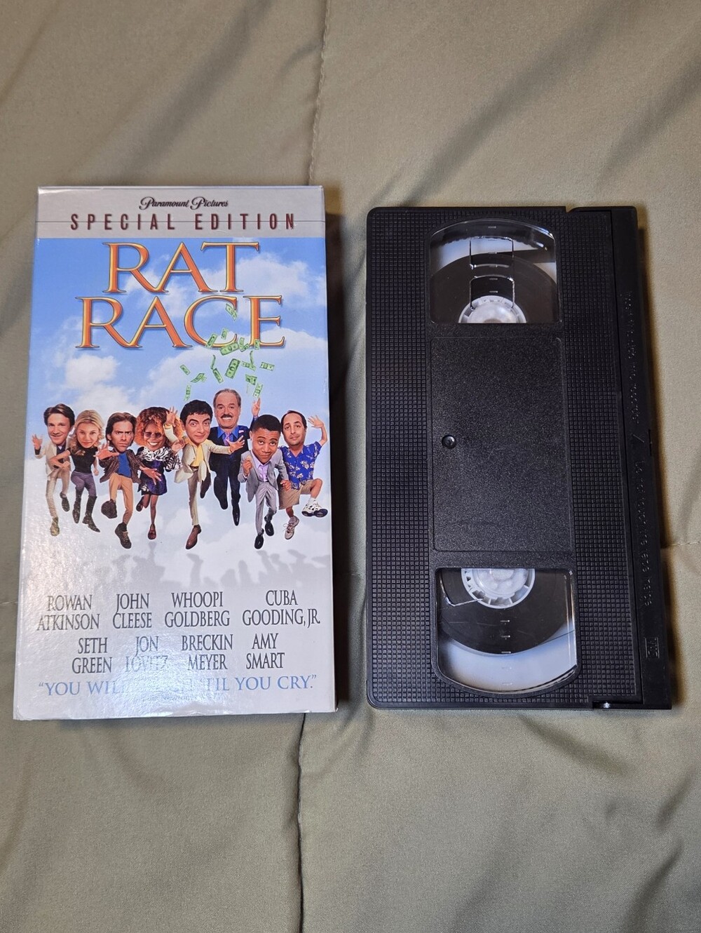 Rat Race VHS 2001 Special Edition Rowan Atkinson John Cleese Whoopi Goldberg